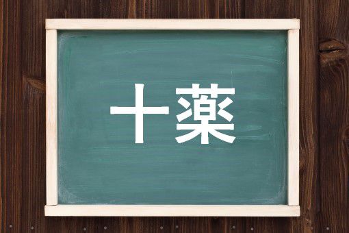 十薬の読み方と意味 じゅうやく と とやく 正しいのは