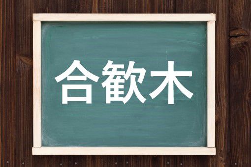 合歓木の読み方と意味 ねむのき と ごうかんぼく 正しいのは