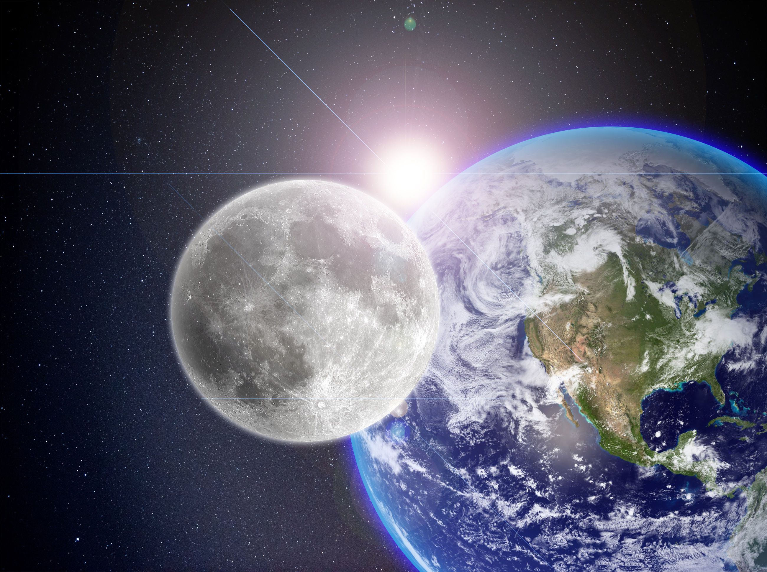 なぜ太陽と月は地球とぶつからないのか 仕組みを簡単に図で解説