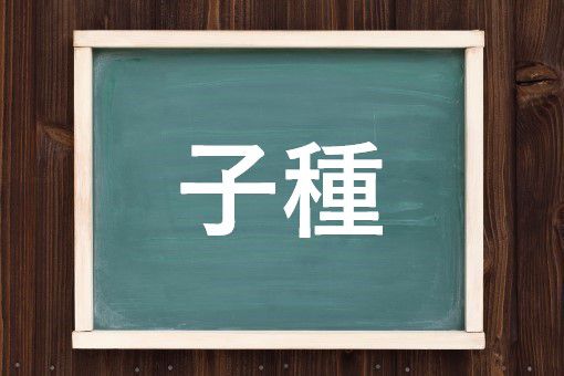 子種の読み方と意味 こだね と ししゅ 正しいのは