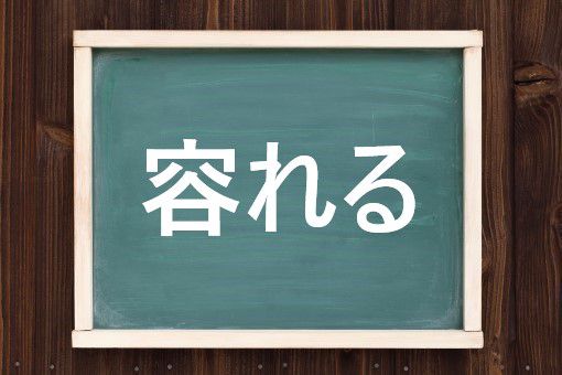 容れるの読み方と意味 ようれる と いれる 正しいのは 容れるの読み方と意味 ようれる と いれる 正しいのは
