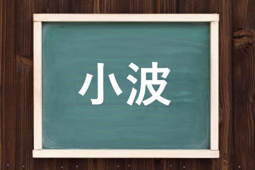 小波の読み方と意味 こなみ と さざなみ 正しいのは