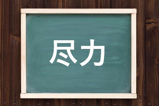 尽力の読み方と意味 じんりょく と つきりょく 正しいのは