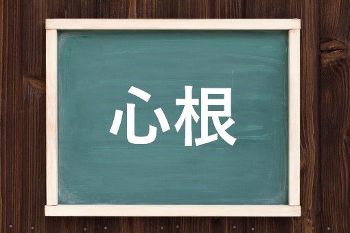 心根の読み方と意味 こころね と しんこん 正しいのは