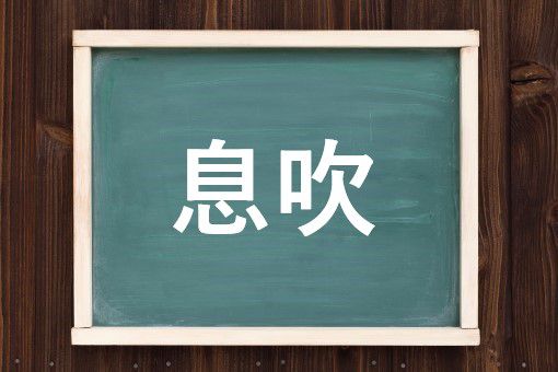 息吹の読み方と意味 いぶき と そくすい 正しいのは