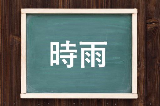 時雨の読み方と意味 ときあめ と しぐれ 正しいのは