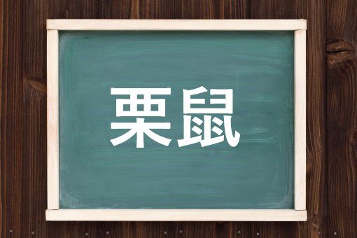 栗鼠の読み方と意味 りす と くりねずみ 正しいのは