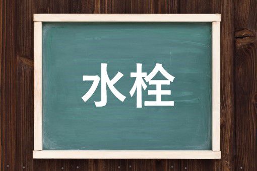 水栓の読み方と意味 すいせん と みずせん 正しいのは