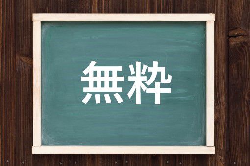 無粋の読み方と意味 むすい と ぶすい 正しいのは