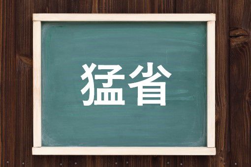 猛省の読み方と意味、「もうしょう」と「もうせい」正しいのは?
