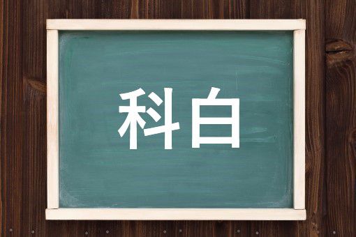 科白の読み方と意味 かはく と せりふ 正しいのは