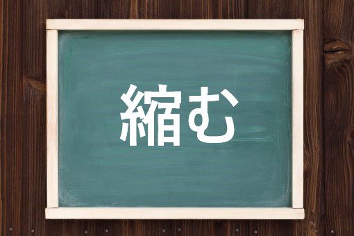 縮む