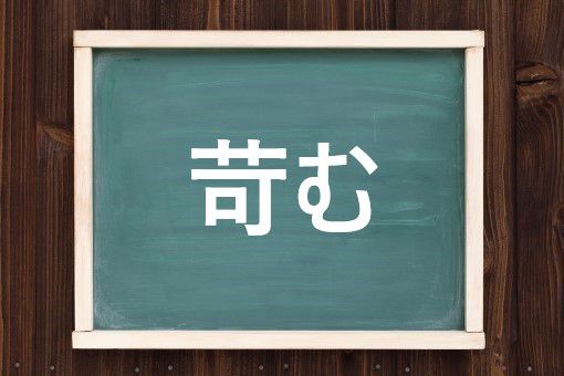 苛むの読み方と意味 かむ と さいなむ 正しいのは