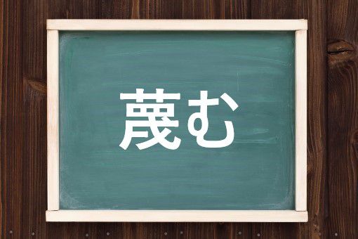 蔑む