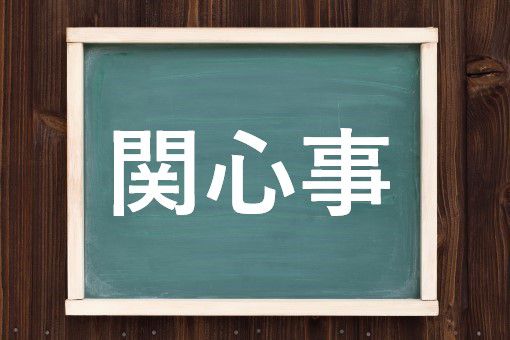 関心事