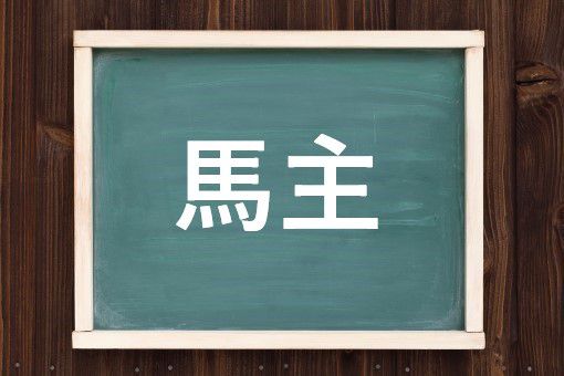 馬主の読み方と意味、「うまぬし」と「ばぬし」正しいのは？ 