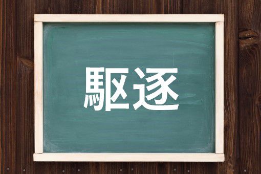 駆逐の読み方と意味 くちく と くつい 正しいのは